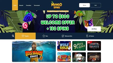 Mango spins casino online